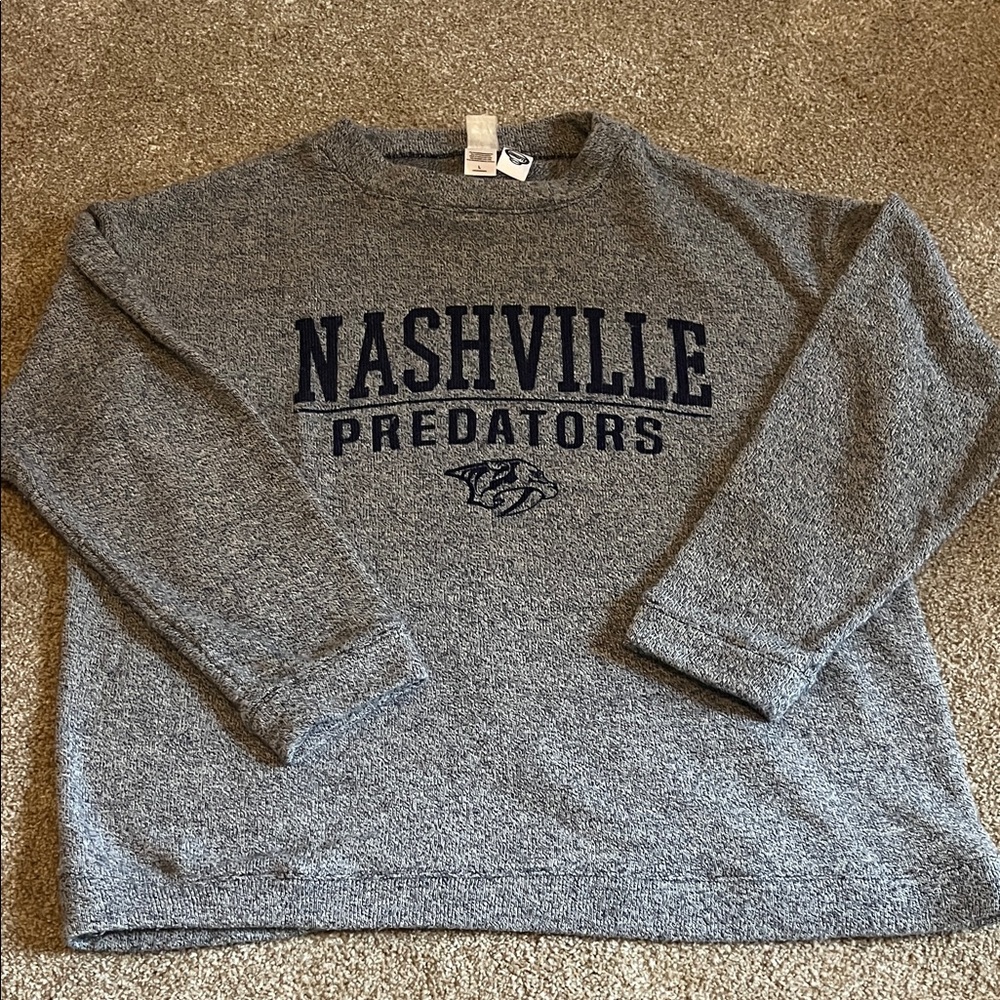EUC Nashville Predators SOFT Pullover L